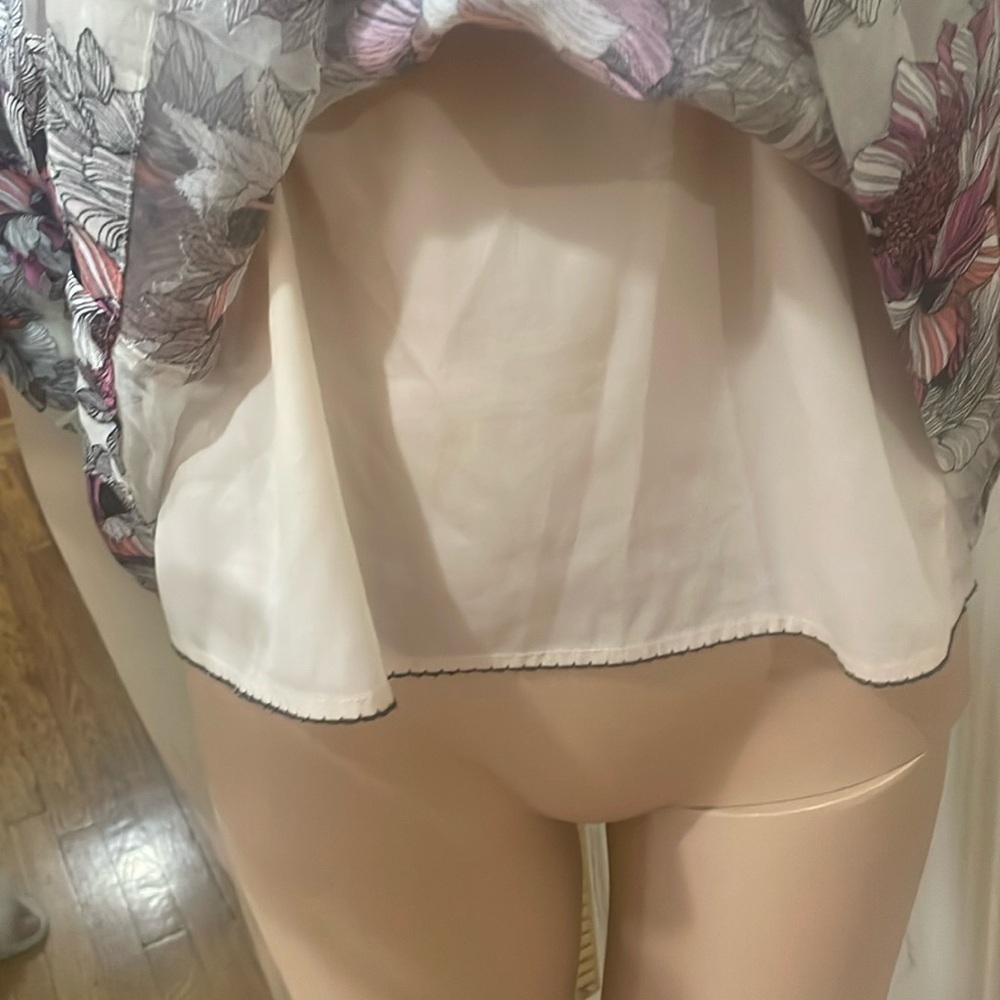 Moulinette Soeurs Pink and Cream Blouse - Picture 6 of 10